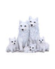 Cub Cuddle Wolf Pups Figurine