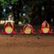 Comical Three Wise Bird Figurines