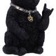 Metallicat Black Cat Throwing Rock Hand Sign