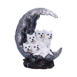 Moon Litter White Wolves Ornament