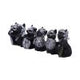 Cat Crusaders (Set of 6) – Fierce Warrior Cat figurines with Unique Poses