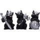 Cat Crusaders (Set of 6) – Fierce Warrior Cat figurines with Unique Poses