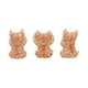 Three Wise Ginger Cats Figurines (Set of 3) – See No, Hear No , Speak No Cats