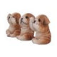 Three Wise Bulldogs Figurines (Set of 3)