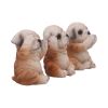 Three Wise Bulldogs Figurines (Set of 3)
