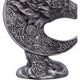 Celtic Crescent Wolf and Moon Ornament