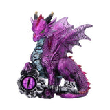 Keeper of the Key (Purple) – A Mystical Dragon Guardian Figurine