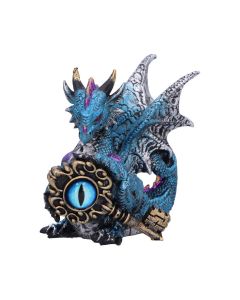 Keeper of the Key (Purple) – A Mystical Dragon Guardian Figurine
