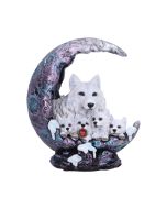 Winter Warmth Cuddling Wolf Puo Figurine