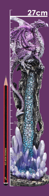 Mythic Crystal Dragon Incense Stick Holder
