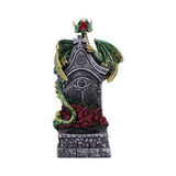 Light of the Dragon Green Ornamental Tealight Holder