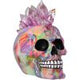 Psychedelic Crystal Skull with Light Up Mohawk