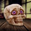 Eyes Wide Open (Pink) Decorative Resin Skull – billede 7