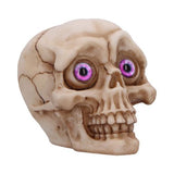 Eyes Wide Open (Pink) Decorative Resin Skull