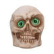 Eyes Wide Open (Green) Decorative Resin Skull