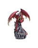 Viorel Large Dragon Figurine with LED Light Up Base