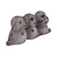 Three Wise Seals Decorative Resin Figurine Set