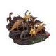 Dinosaur World (Display Stand with 36pcs) Decorative Resin Figurine Display