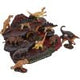 Dinosaur World (Display Stand with 36pcs) Decorative Resin Figurine Display