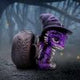 Brew Tail Purple Gothic Dragon Figurine