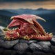 Aaden Sleeping Dragon Figurine 16.3cm
