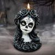 Flor de Muerte Tea Light Holder 10.5cm