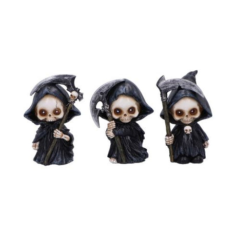 Set of Three Reaper Figurines 9cm – billede 4