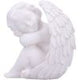 Set of 2 Sleeping Cherub Figurines 12.5cm