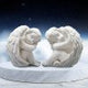 Set of 2 Sleeping Cherub Figurines 12.5cm