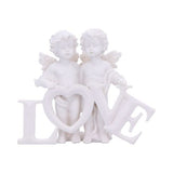 Cherub Couple Standing with Love Figurine 10cm