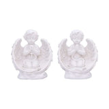 Praying Cherub’s Tea Light Holder Set of 2 13cm