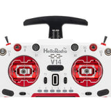 V14 MAX OLED 2,4GHz 4in1 LBT Radio (Multimode - M2) - Red/White