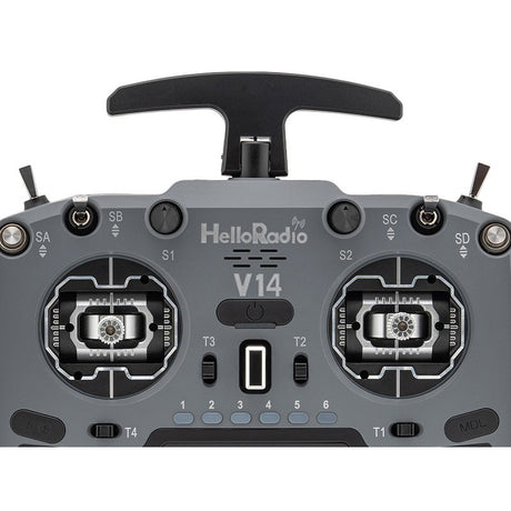 V14 MAX OLED 2,4GHz ELRS LBT Radio (Multimode - M2) - Black/Grey