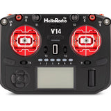 V14 MAX OLED 2,4GHz ELRS LBT Radio (Multimode - M2) - Black/Red