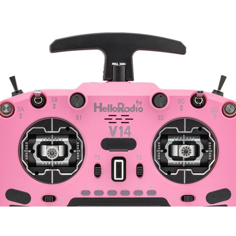 V14 MAX OLED 2,4GHz ELRS LBT Radio (Multimode - M2) - Black/Rose