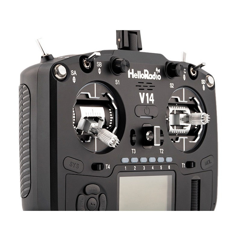 V14 MAX R9 OLED 2,4GHz ELRS LBT Radio (Multimode - M2) - Black/Black