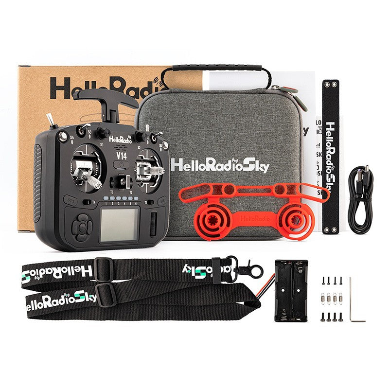 V14 MAX R9 OLED 2,4GHz ELRS LBT Radio (Multimode - M2) - Black/Black