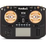 V14 MAX R9 OLED 2,4GHz ELRS LBT Radio (Multimode - M2) - Black/gold