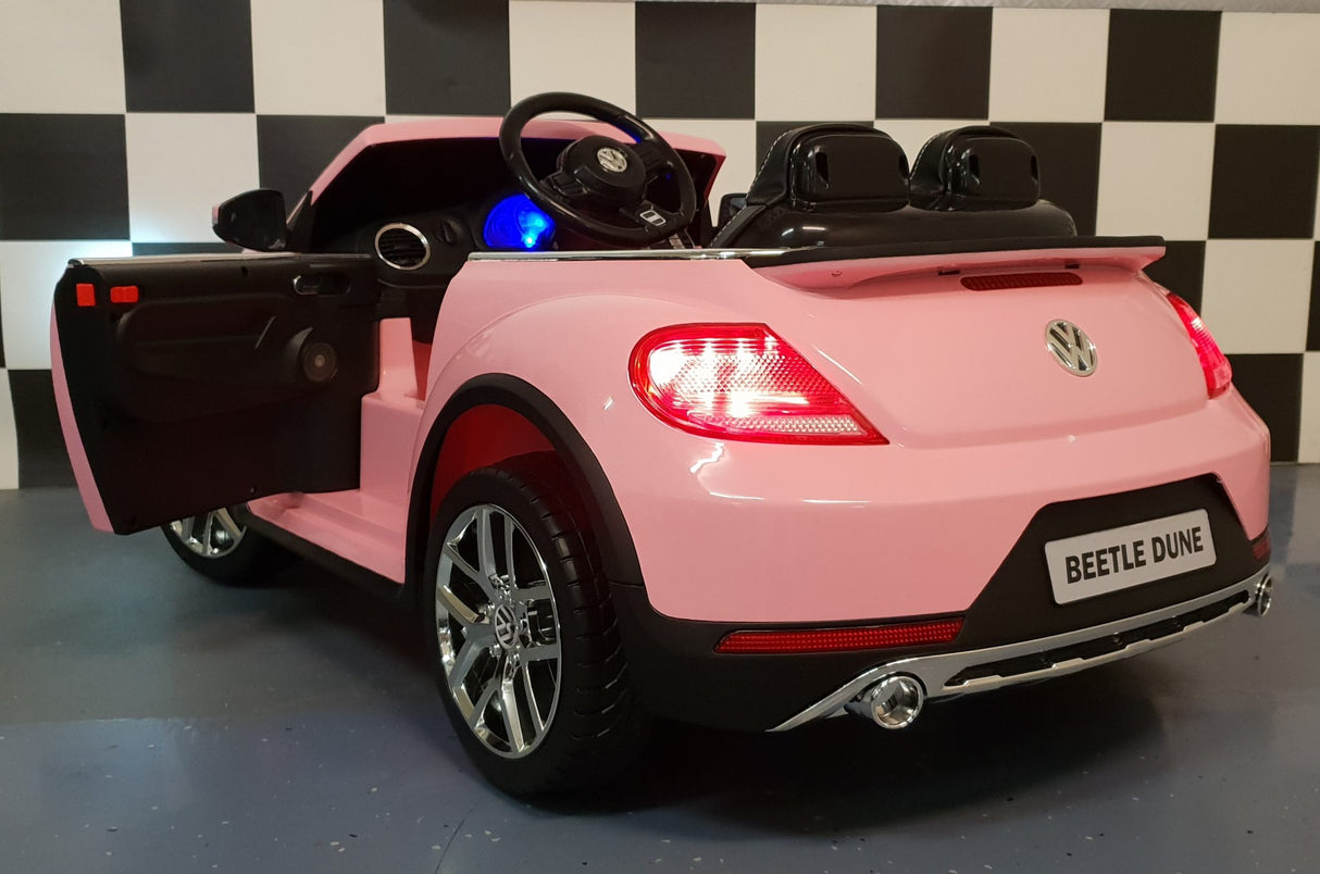 VW Beetle electric children's car 12 volts Pink