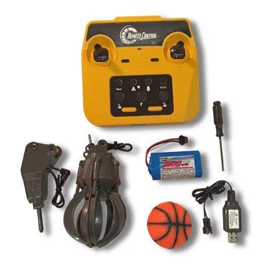 Fjernstyret Volvo EC 160E gravemaskine i skala 1:16 RC med 3 redskaber, app-styring og avanceret fjernbetjening