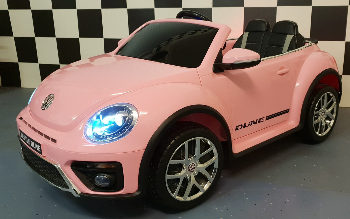 VW Beetle electric children's car 12 volts Pink