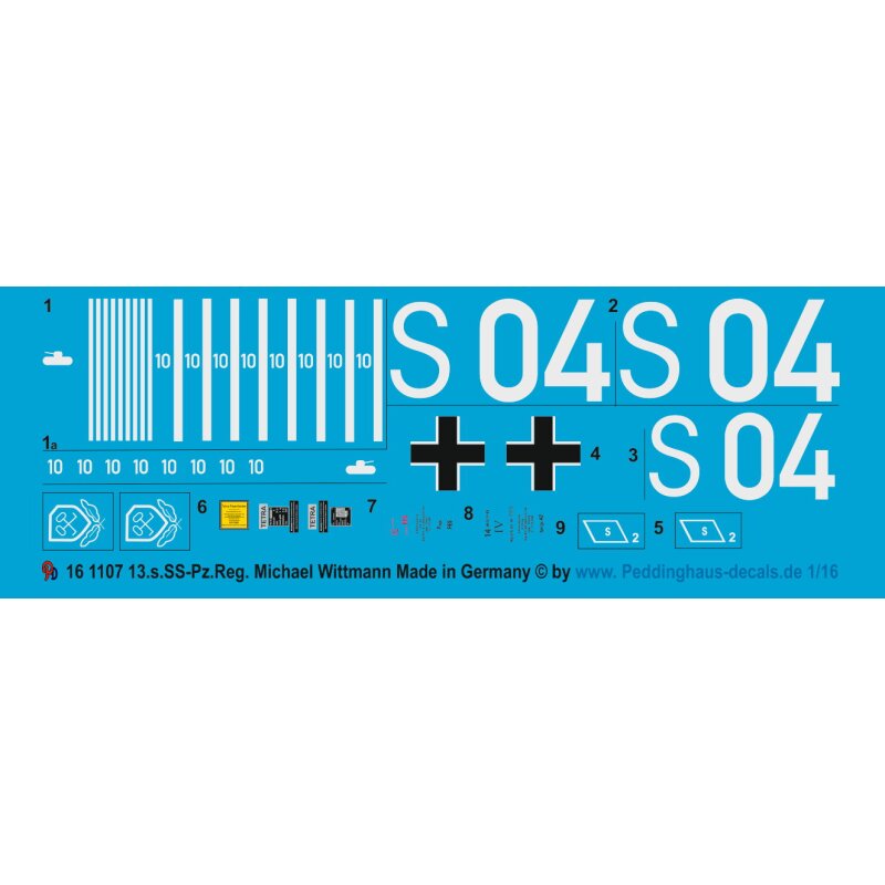 Wittmanns Tiger S 04 mit Abschußmarkierungen