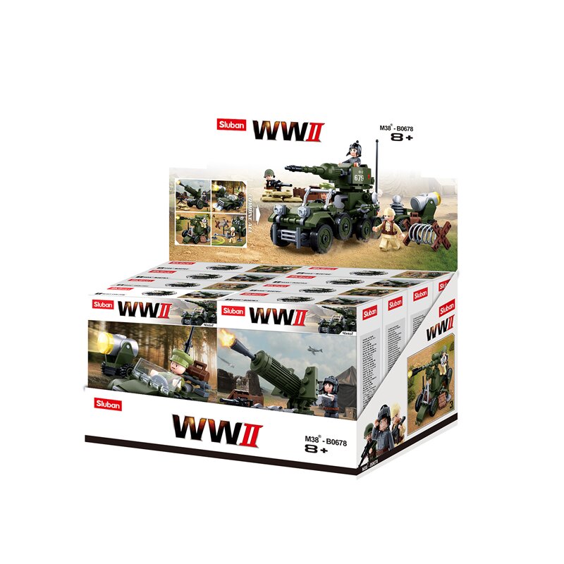 WWII - 4in1 ARMY Displaybox