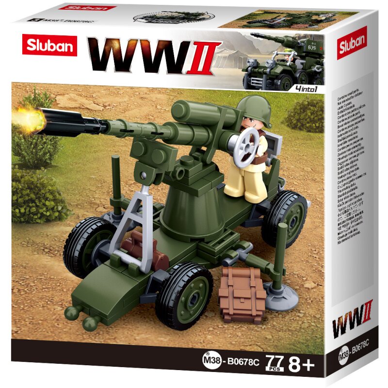 WWII - 4in1 ARMY Displaybox