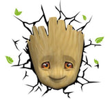 Marvel 3D LED Light Baby Groot Face 3D