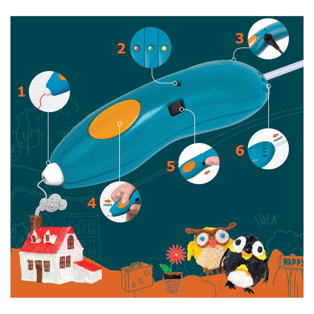 3Doodler 3D Pen Start+ Essentials Set