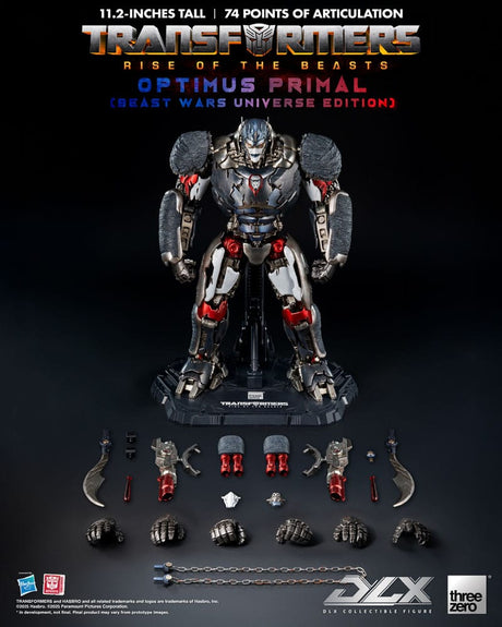 Transformers: Rise of the Beasts DLX Action Figure Optimus Primal (Beast Wars Universe Edition) 29 cm