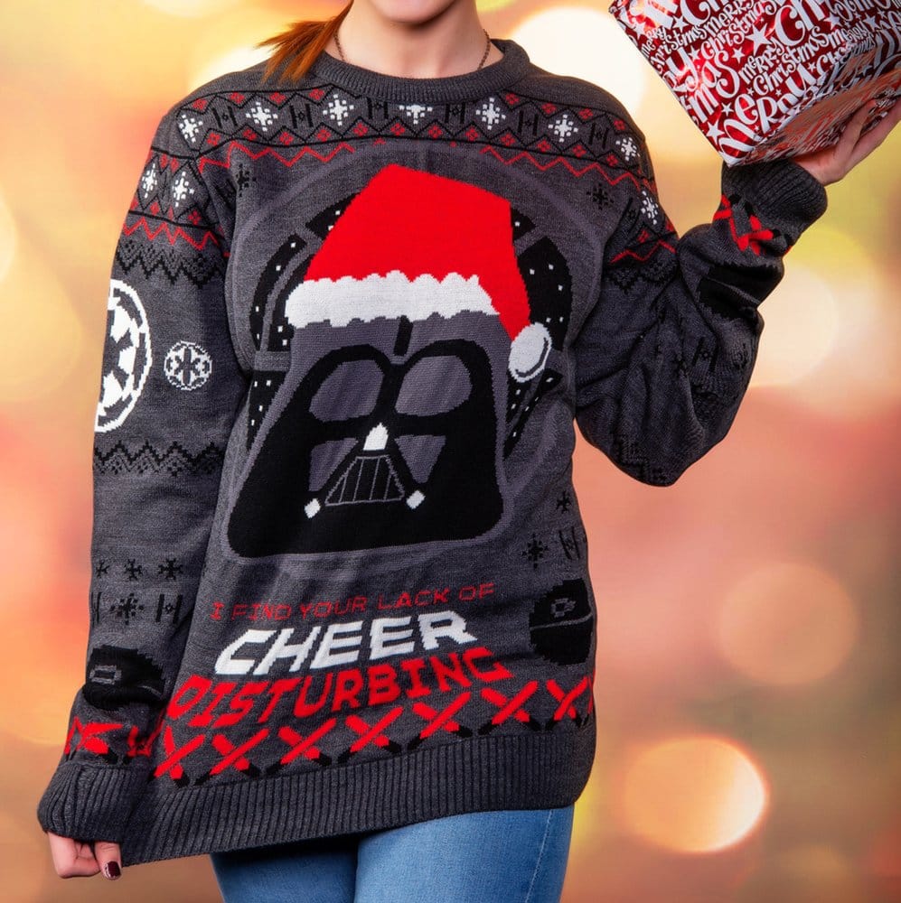 Star Wars Christmas Sweater Darth Vader Size XL