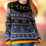Batman Christmas Sweater Penguin Size L