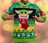 Star Wars Christmas Sweater Baby Yoda Size S